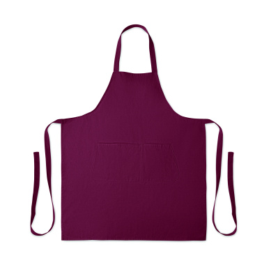 Logo trade promotional giveaways picture of: Organic cotton apron 240 gr/m²